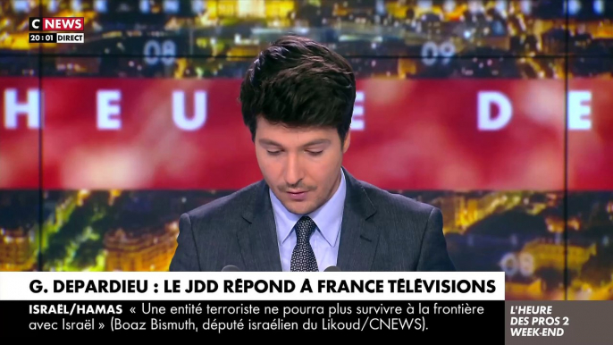 Depardieu : Le patron du JDD, Geoffroy Lejeune affirme que le constat produit par France 2 n'est pas satisfaisant en raison de nombreuses ambigüités : "Qu'il montrent tout simplement les images, si c'est si évident !"