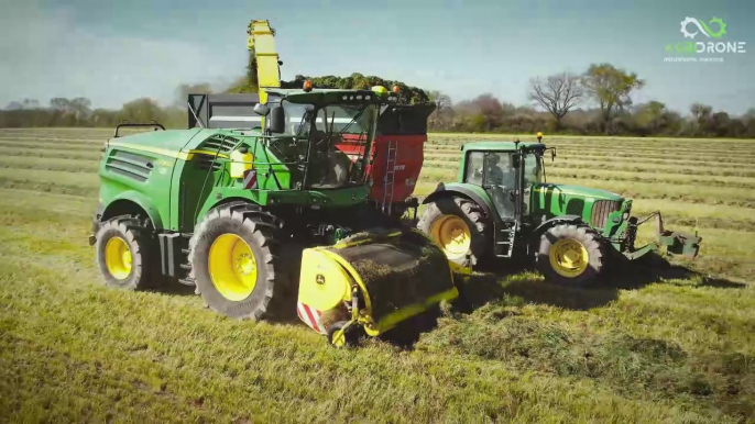 Début des ensilages d'herbe 2023 ! | CUMA de l'Espoir (44) | JOHN DEERE, CLAAS, JCB