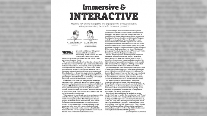 Immersive & Interactive