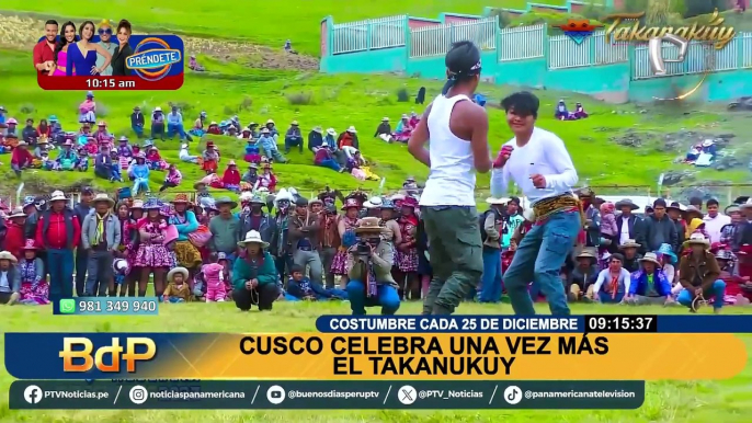 ¡A golpes y patadas! Cusqueños celebraron una vez más el Takanukuy como cada 25 de diciembre