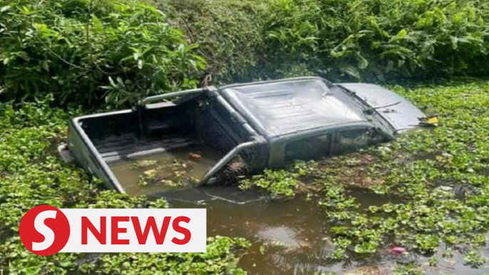 Two men drown after their 4X4 sinks into a canal