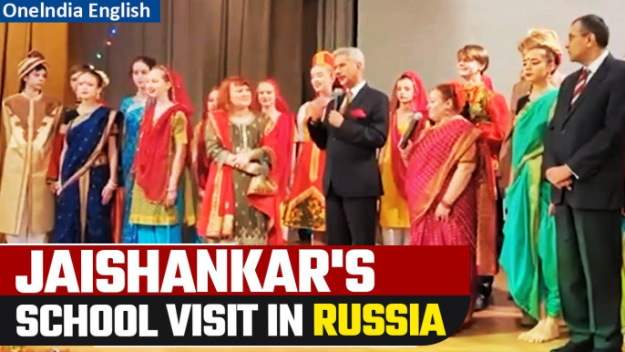 India-Russia: Jaishankar Visits School Named After Rabindranath Tagore in St Petersburg | Oneindia
