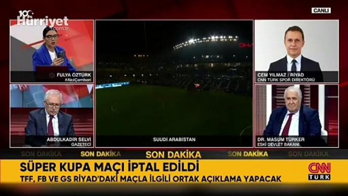 Süper Kupa maçı ertelendi! TFF, Galatasaray ve Fenerbahçe'den ortak açıklama