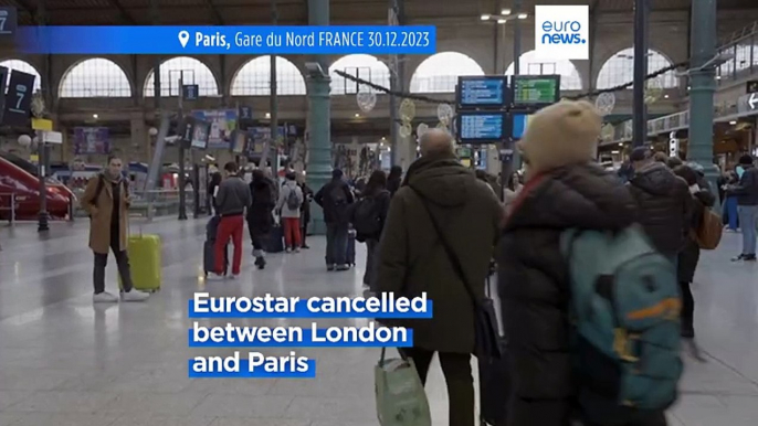 Europe travel chaos as Eurostar services cancelled amid flooding