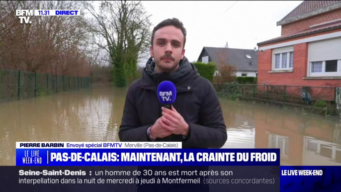 Inondations dans le Pas-de-Calais: un record de crue battu à Merville, avec plus de trois mètres d'eau