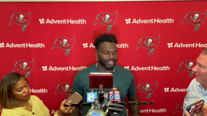 Buccaneers' Outside Linebacker Shaq Barrett Speaks Ahead Of Panthers Matchup