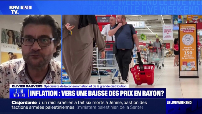 Inflation: vers une baisse des prix en rayons?