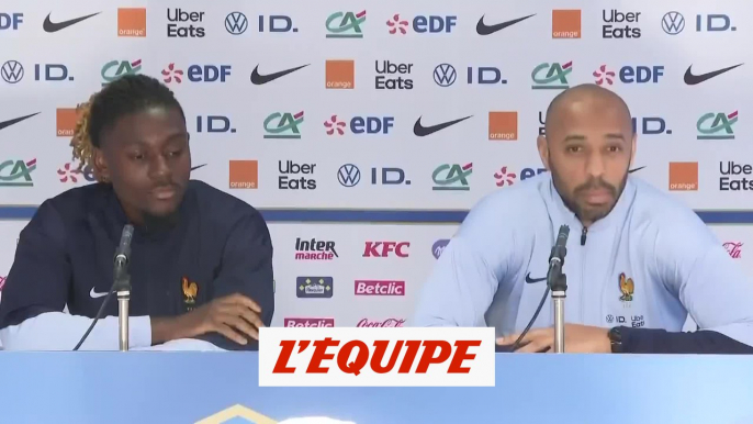 Thierry Henry explique qu'un virus touche les Bleuets  - Foot - Espoirs