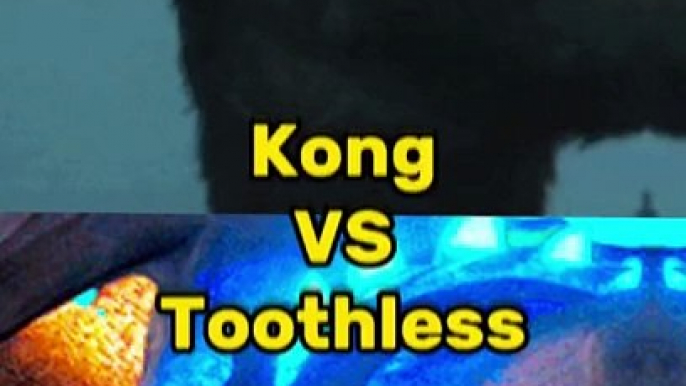 Kong vs toothless