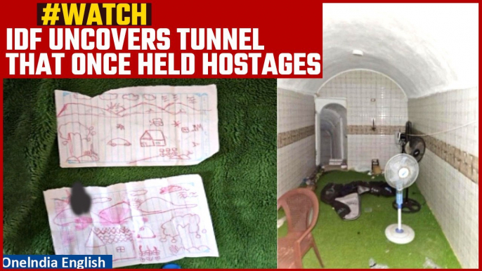 Watch: Israeli Military uncovers Gaza Tunnel that held hostages in 'inhumane' conditions | Oneindia