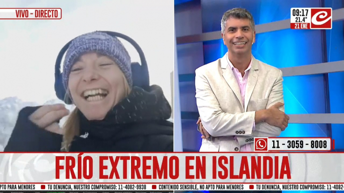 Frío extremo en Islandia: ¿Cómo es vivir con 8 grados bajo cero?