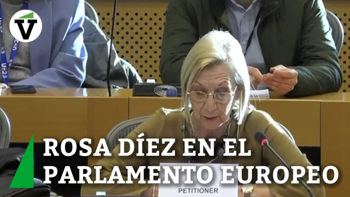 La intervención de Rosa Díez en el Parlamento Europeo para pedir una intervención contra la Ley de Amnistía del PSOE