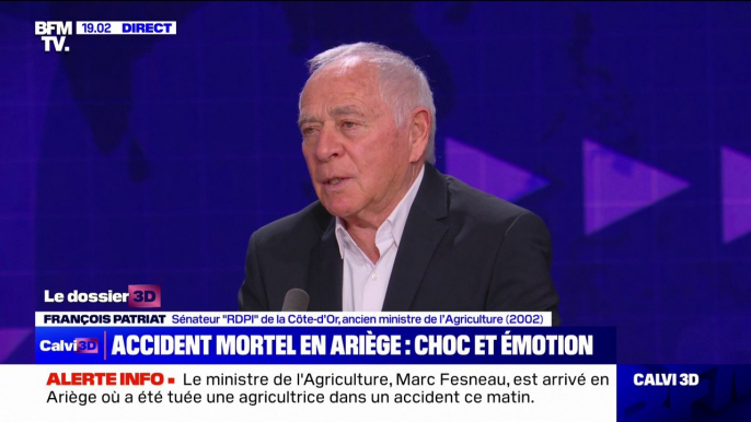 Mouvement des agriculteurs: "Il ne s'agit pas d'un mouvement de revendication, il s'agit d'un mouvement d'exaspération", pour François Patriat (sénateur RDPI de la Côte-d’Or)