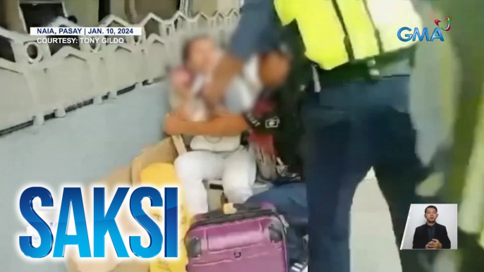 Passport at boarding pass ng isang OFW, pinunit ng kanyang asawa para pigilan siyang umalis | Saksi