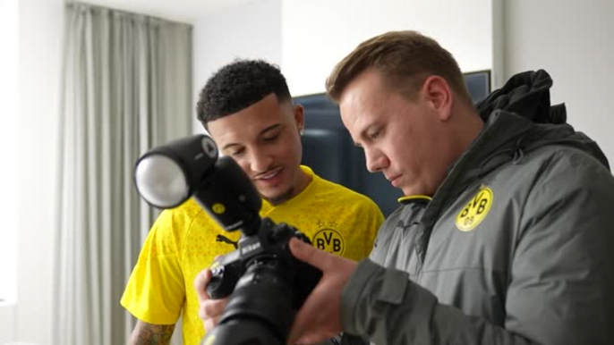 FOOTBALL: Bundesliga: Interview with new Borussia Dortmund signing Jadon Sancho