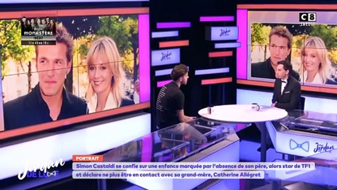 Simon Castaldi dans l'émission "Chez Jordan" sur C8