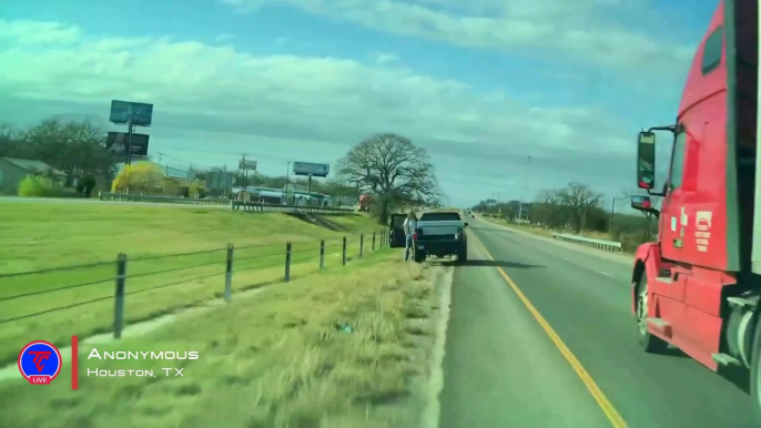 Close Call A Truck Was Suddenly Hard Brake and Get in My Lane | TeslaCam Live