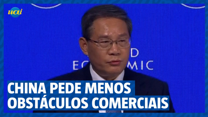 Fórum Econômico Mundial de Davos: China pede menos obstáculos comerciais