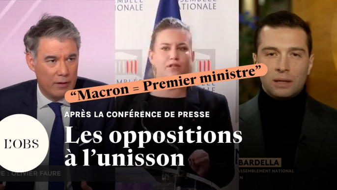 "Macron a volé son discours de politique générale à Attal" : les oppositions à l'unisson