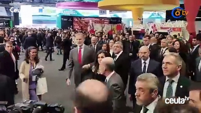 Así ha sido el paso de los Reyes por el stand de Ceuta en FITUR