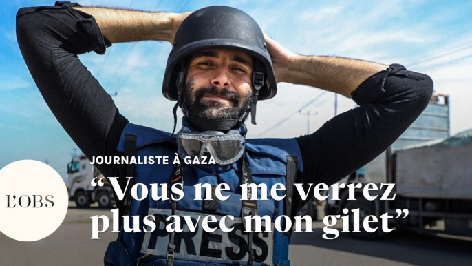 A Gaza, Motaz Azaiza, un des derniers journalistes présents, a décidé d'évacuer