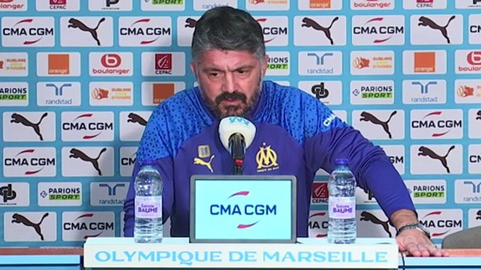 OM-Monaco : Gattuso "onze joueurs avec une tête, deux bras, deux jambes comme l'adversaire"