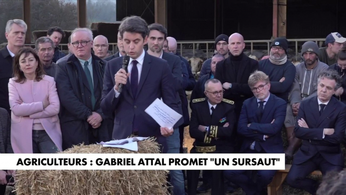 Agriculteurs : Gabriel Attal promet «un sursaut»