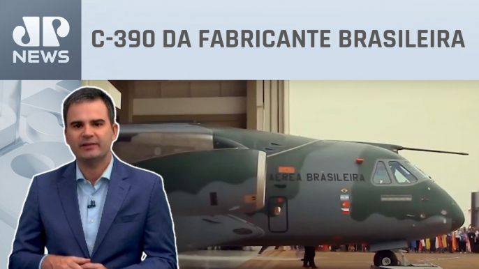 Vendas da maior aeronave da Embraer avançam no exterior; Bruno Meyer comenta