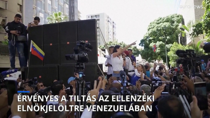 Érvényes a tiltás az ellenzéki elnökjelölt indulására Venezuelában