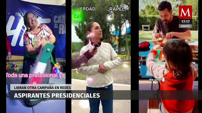 Candidatos presidenciales buscan visibilidad en redes tras precampañas