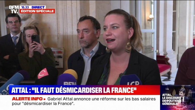 Gabriel Attal devant l'Assemblée nationale: Mathilde Panot (LFI) dénonce "un discours de politique de souffrance générale"