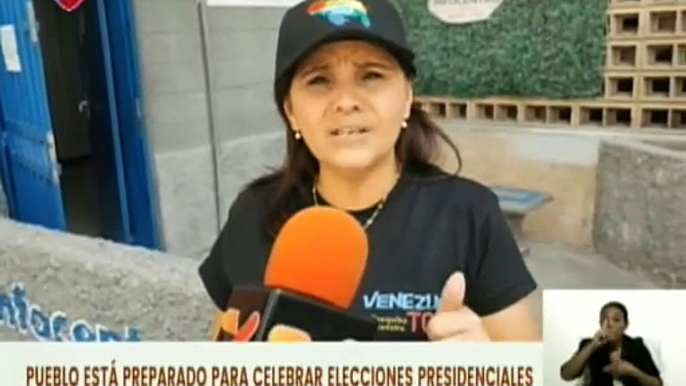 Pueblo venezolano se prepara para celebrar los comicios presidenciales