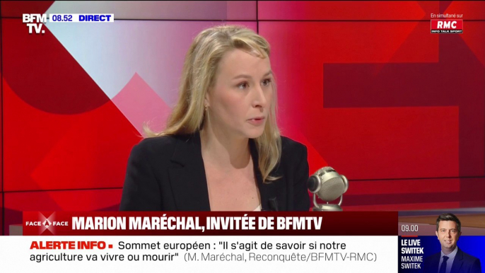 Éducation nationale: "On a besoin de se recentrer sur les fondamentaux" estime Marion Maréchal (Reconquête)