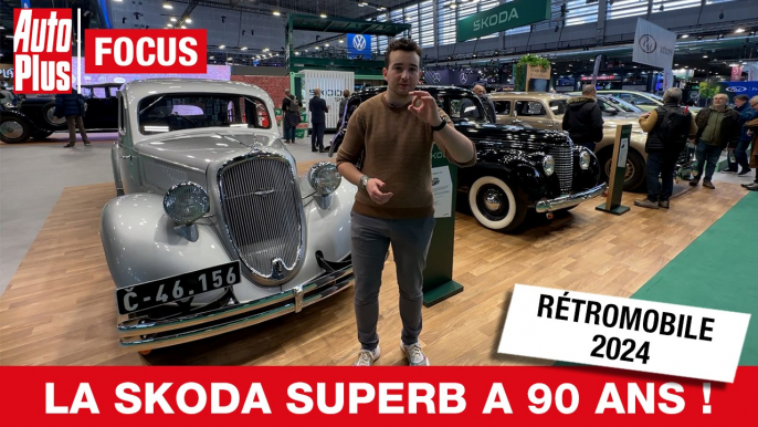 Les 90 ANS d'histoire de la SKODA SUPERB - Rétromobile 2024