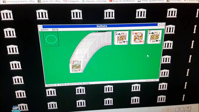 Beating Solitaire on Windows 3.11