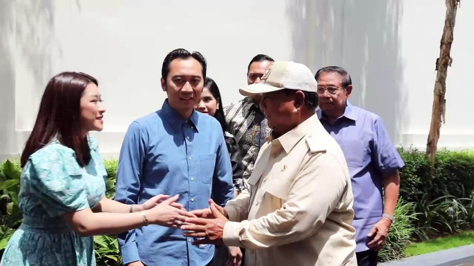 Prabowo Sebut Sekali Senior Tetap Senior Saat Sowan dan Terima Kasih ke SBY, Usai Unggul Pilpres