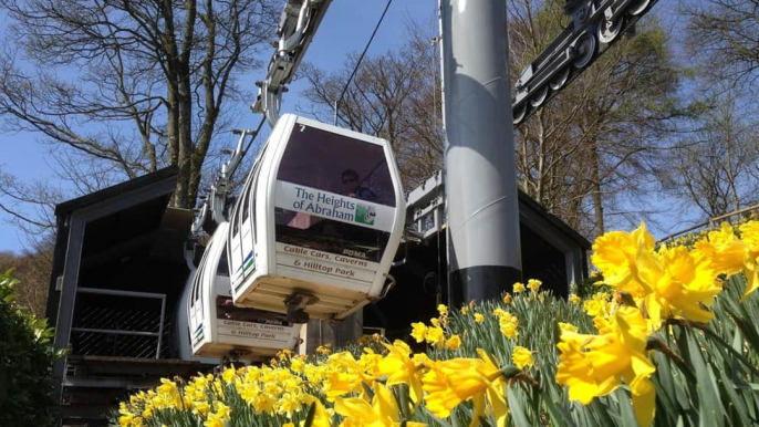 Matlock Bath cable cars 40th anniversary