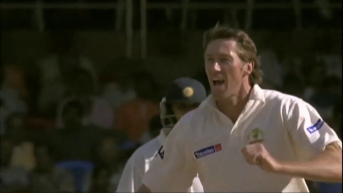 Glenn Mcgrath Test wickets in India.