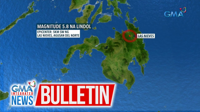 Dalawang magkasunod na lindol ang yumanig ngayong araw sa Mindanao | GMA Integrated News Bulletin