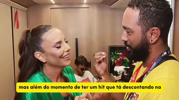 Ivete celebra música da Bahia no topo e destaca importância do encontro de trios na abertura do carnaval