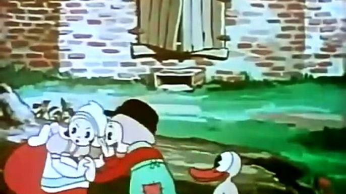 Fleischer cartoon   Color Classic   Little Dutch Mill old free cartoon public domain