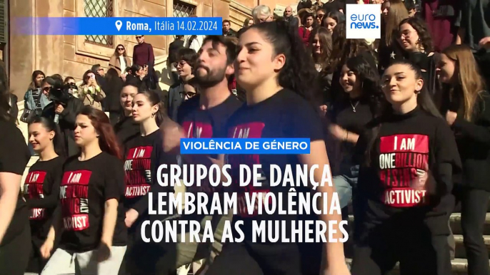 Milhares dançam e pedem o fim da violência contra mulheres