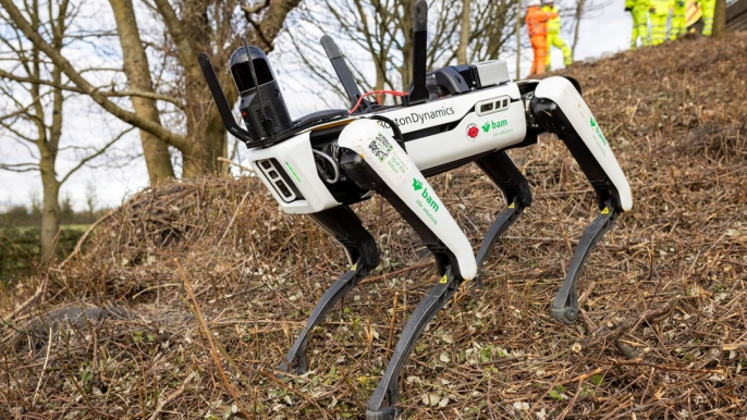 New robot dog working on motorways and roadsides - will help end traffic jams