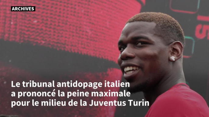 Football: Paul Pogba suspendu quatre ans pour dopage