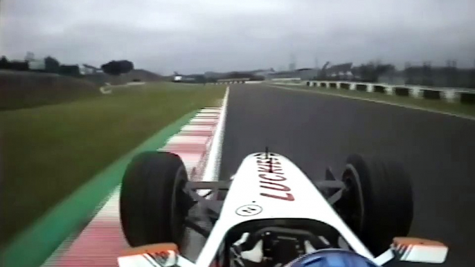 F1 – Jenson Button (BAR Honda V10) Onboard – Japan 2003