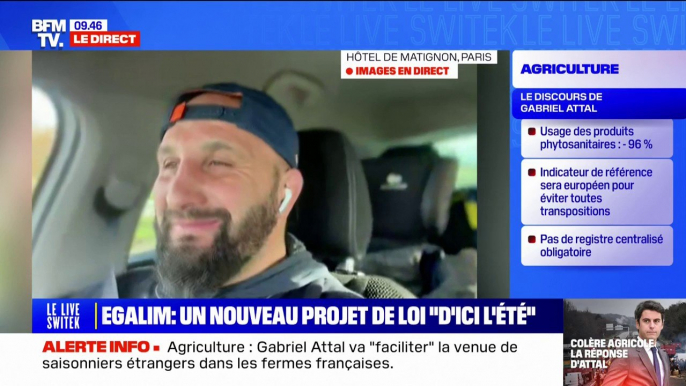 Annonces de Gabriel Attal: "Ils nous prouvent depuis quelques semaines qu'ils veulent aider les agriculteurs français" affirme Jérôme Bayle