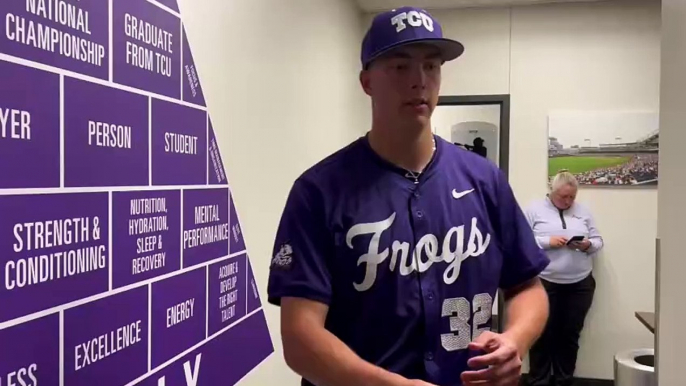 WATCH! Braeden Sloan Talks about his Strong Pitching Performance in Game 2 vs UCLA.