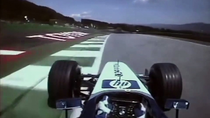 F1 – Juan Pablo Montoya (Williams BMW V10) Onboard – Austria 2003