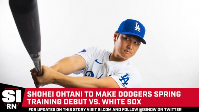 Shohei Ohtani to Make Dodgers Spring Training Debut vs. White Sox