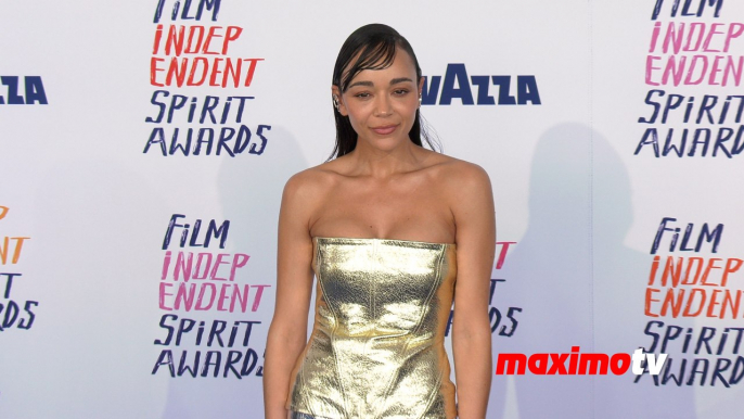 Ashley Madekwe 2024 Film Independent Spirit Awards Blue Carpet